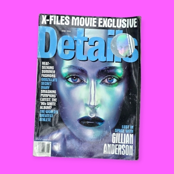 Details Magazine Other - Vintage Details Magazine June 1998 X-Files Movie Exclusive Issue